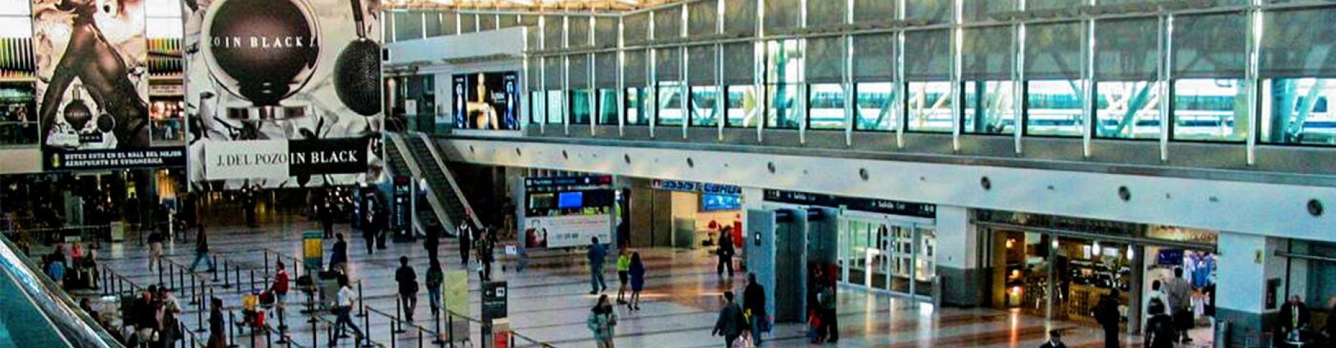 Arrivals hall at Ministro Pistarini Airport, AR