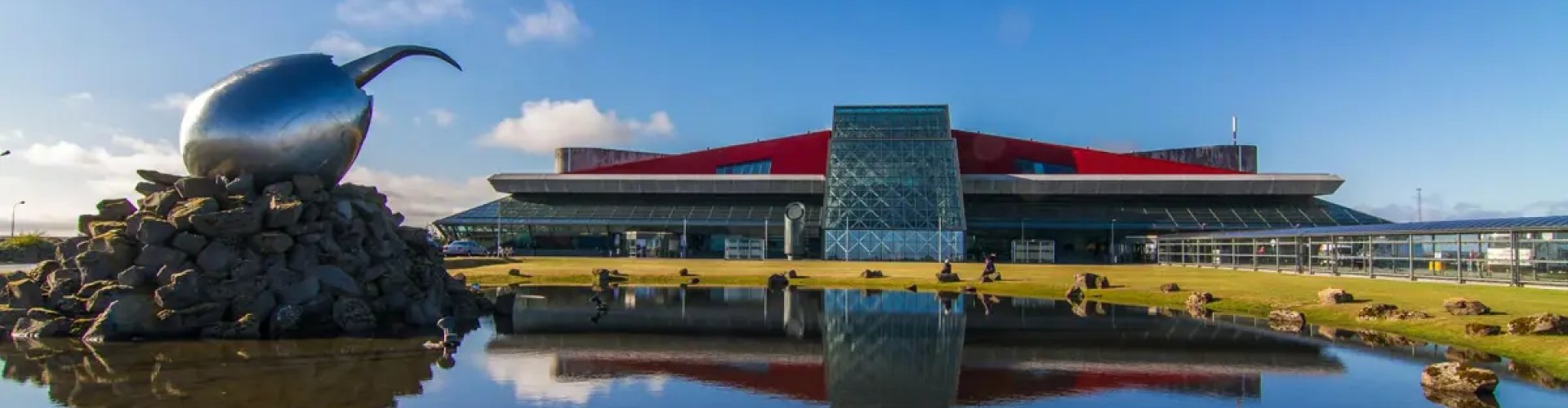 Arrivals hall at Keflavik Airport, IS