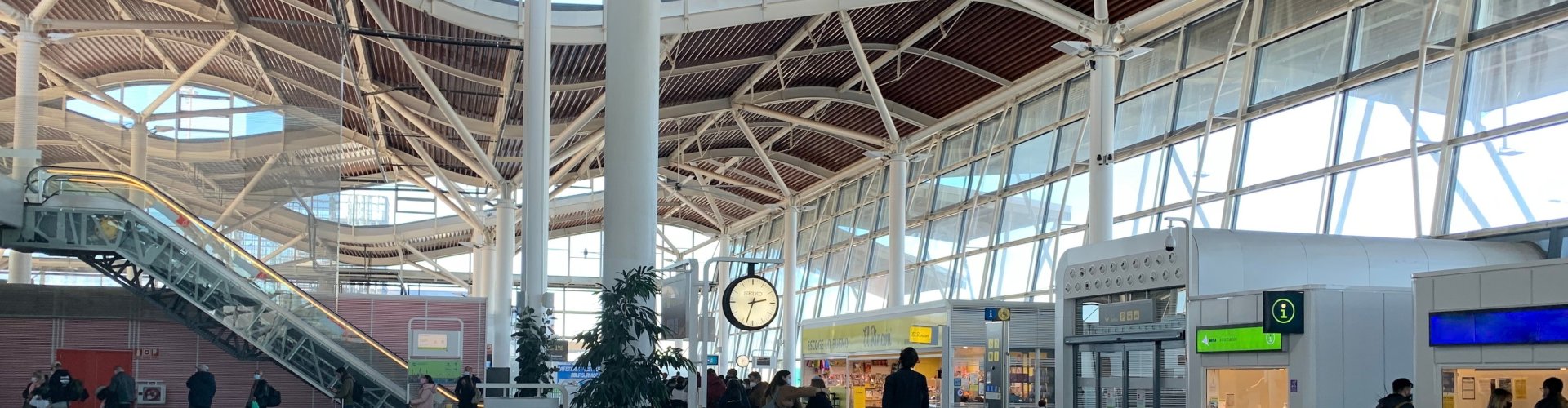 Scenic drive near Zaragoza Airport, ES