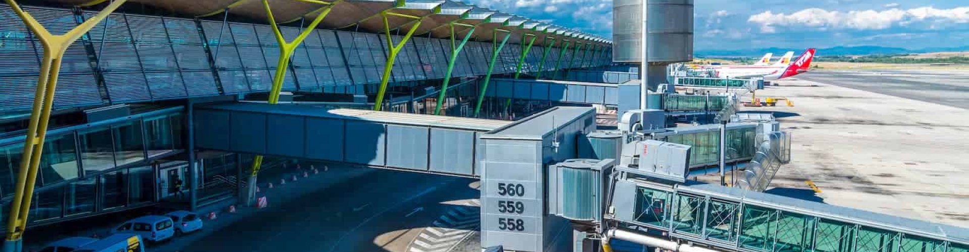 Sunset road near Madrid