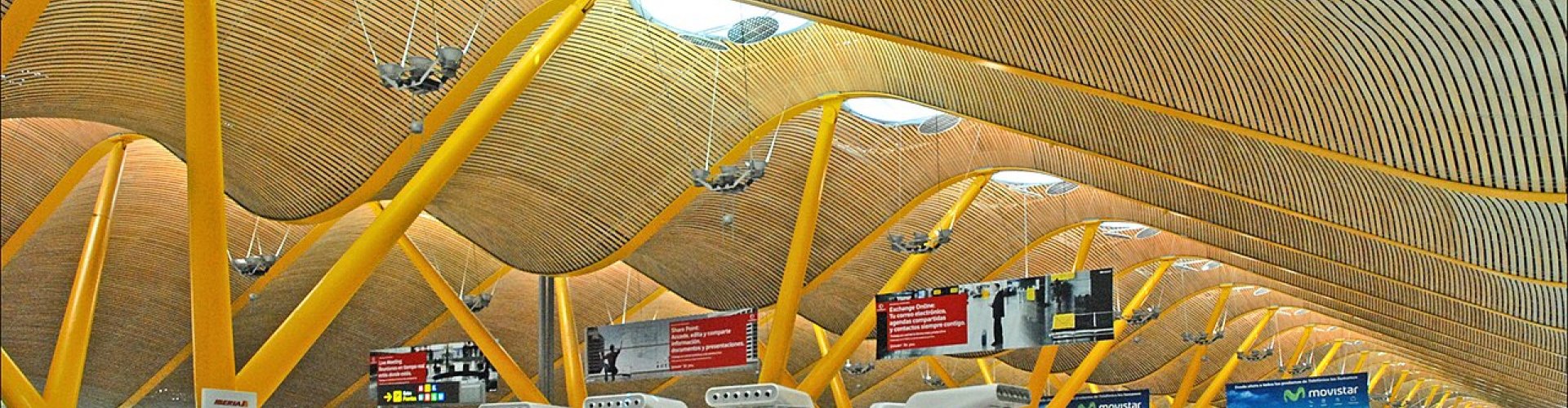 Arrivals hall at Barajas Airport, ES