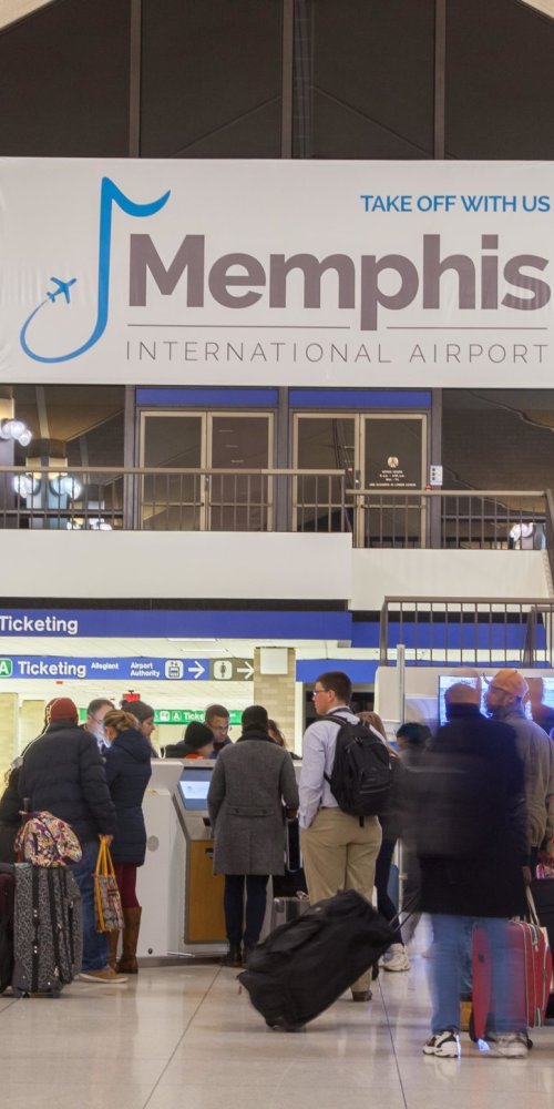 Driving from Memphis Intl Airport, TN, US