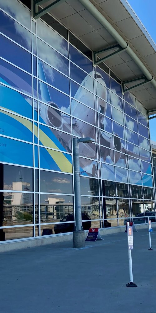 Driving near Edmonton Intl Airport