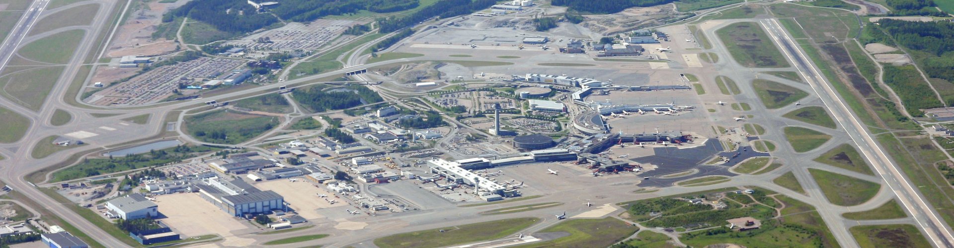 Car driving near Arlanda Airport, SE