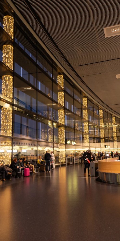 Driving near Vienna Schwechat Airport