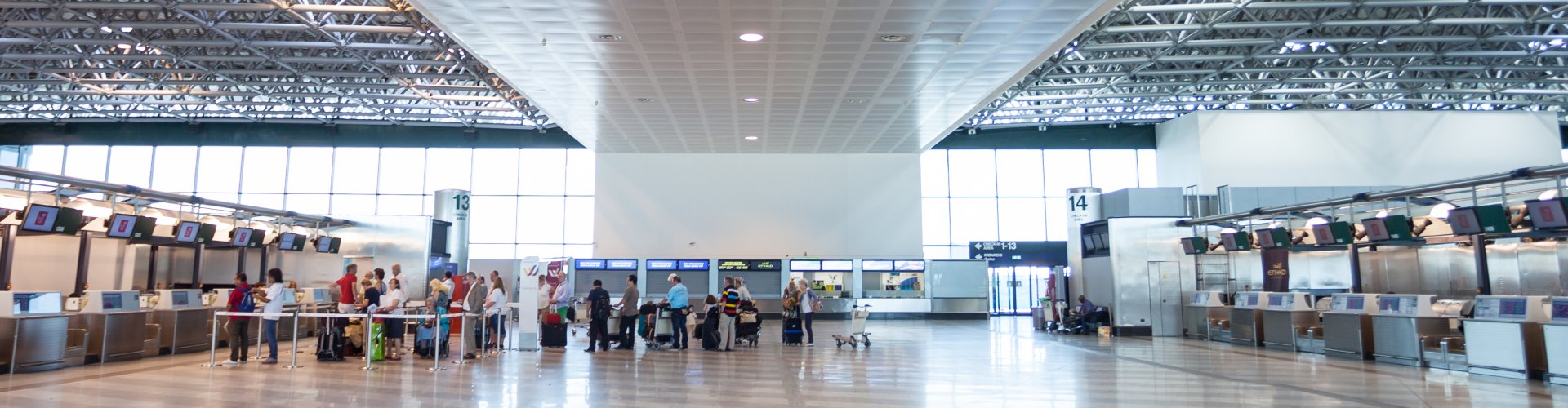 Arrivals hall at Malpensa Airport, IT