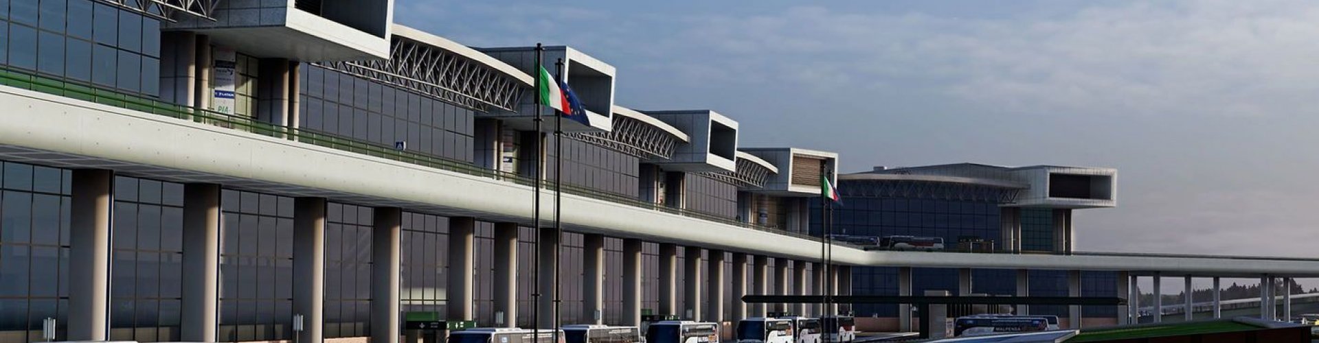 Scenic road near Malpensa Airport