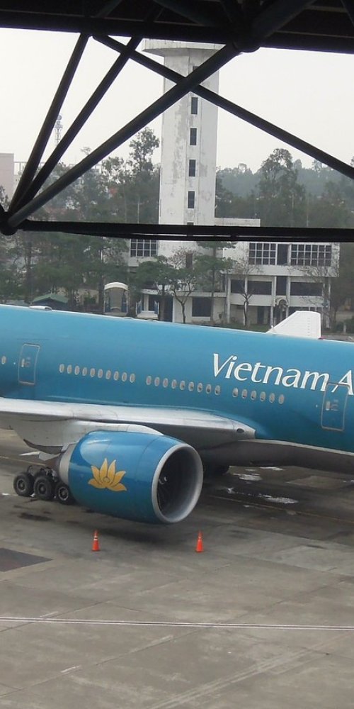 Driving from Noi Bai Airport, VN